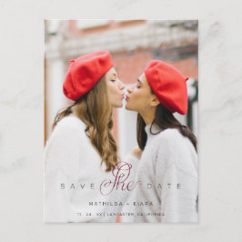 Cartão Postal Casal de Lésbica com Gay de de Fotografia Personal