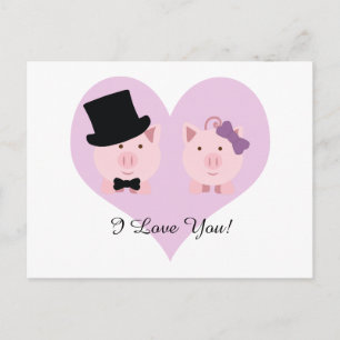 Cartão Postal Casal de Porco Cujo