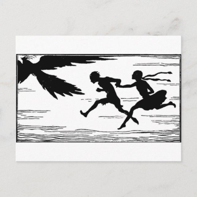 Cartão Postal Casal em execução (Frente)