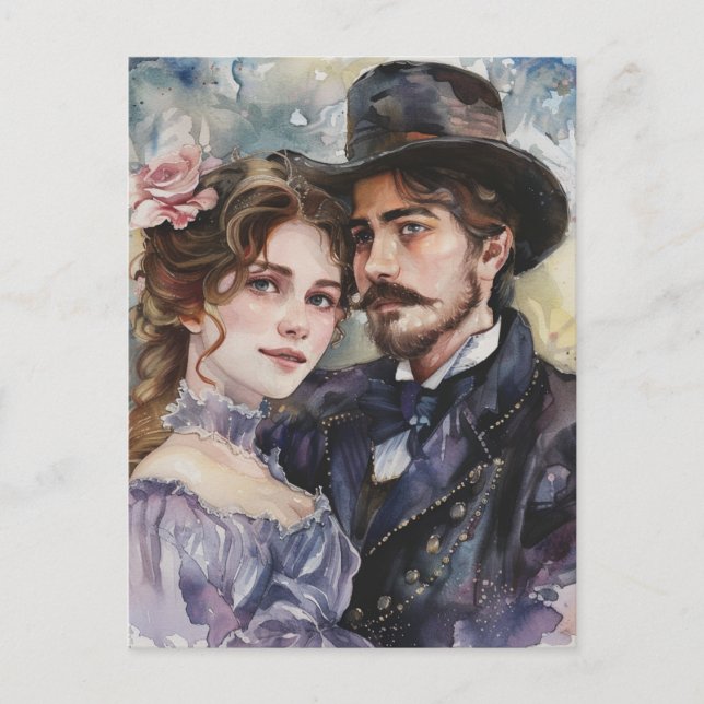 Cartão Postal Casal Vitoriano (Frente)