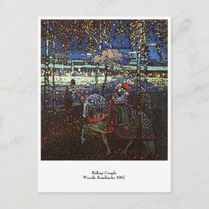 Cartão Postal Casal, Wassily Kandinsky 1907