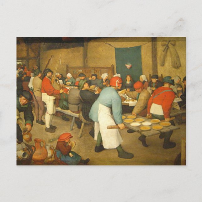 Cartão Postal Casamento Camponês - 1568 (Frente)