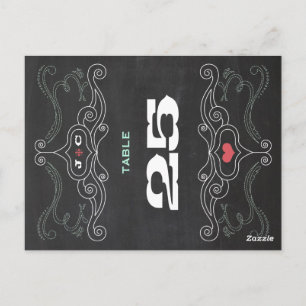 Cartão Postal Casamento com Tipografia Russa Moderna