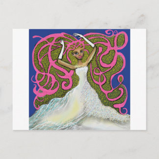 Cartão Postal Casamento da Amy.