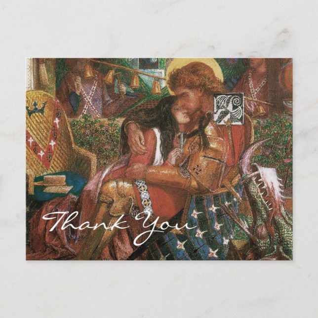 Cartão Postal Casamento da Rua de Rossetti George e Princesa Sab (Frente)