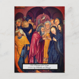 Cartão Postal Casamento da Virgem