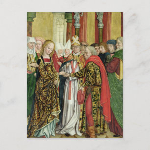 Cartão Postal Casamento da Virgem, do Dome Altar, 1499
