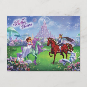 Cartão Postal Casamento de Conto de Fadas