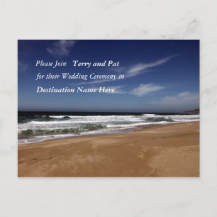 Cartão Postal Casamento de Destino