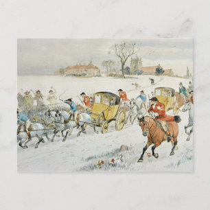 Cartão Postal Casamento de Diana Wood: retornando da Igreja