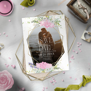 Cartão Postal Casamento De Foto De Primavera De Flor Selvagem Sa