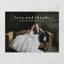 Casamento de Fotos de Obrigados e Amor de Tipo Mín