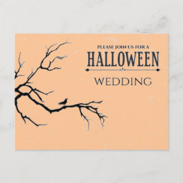 Cartão Postal Casamento de Halloween Assombrado