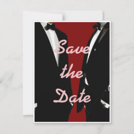 Cartão Postal Casamento de Homens Gay Modernos Elegantes