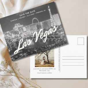 Cartão Postal Casamento de Las Vegas Salve o Cartão-Postal