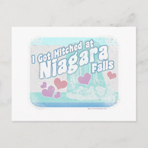 Cartão Postal Casamento de Niagara Falls