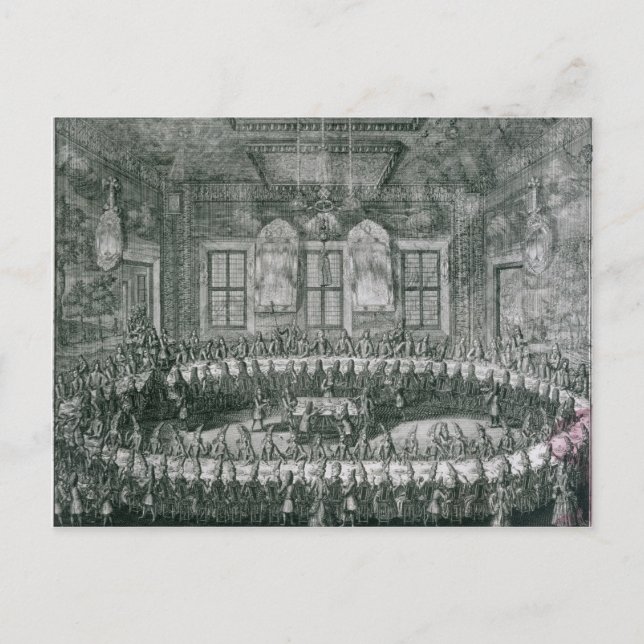 Cartão Postal Casamento de Pedro I e Catarina no Inverno (Frente)