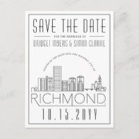 Casamento em Richmond | Silhueta Estilizada - Salv