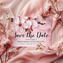 Cartão Postal Casamento Floral do Flor Rosa Salve a Data