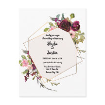 Casamento Floral Geométrico