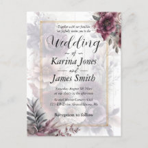 Casamento floral, roxo, rosa e marrom