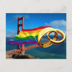 Cartão Postal casamento gay San Francisco