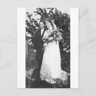 Cartão Postal Casamento Lésbico Circa 1920