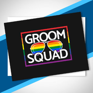 Cartão Postal Casamento LGBTQ Orgulho Gay Correspondência Esquad