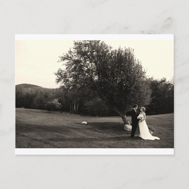 Cartão Postal Casamento Obrigado (Frente)