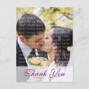 Cartão Postal Casamento Personalizado De Fotografias Da Orquídea