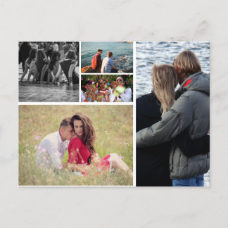 Cartão Postal Casamento Personalizável da Família de Amizade Ide