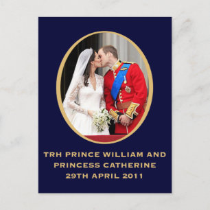 Cartão Postal Casamento Real