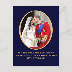 Cartão Postal Casamento Real