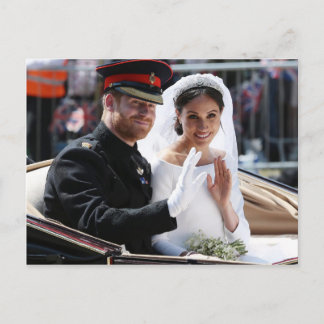 Cartão Postal Casamento Real do Príncipe Harry e Meghan Markle