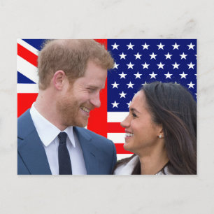 Cartão Postal Casamento Real Harry e Meghan