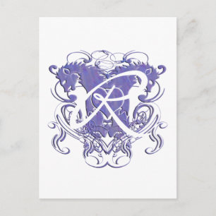 Cartão Postal Casamento Renascença Leão Rampante