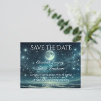 Casamento Salvar a Data | Azul Lua StarNight