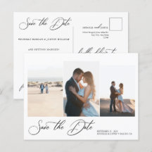 Casamento Simples Moderno Minimalista Salva A Data