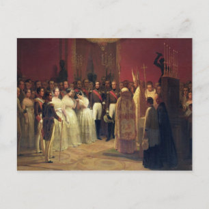 Cartão Postal Casamentos da Rainha Isabella II