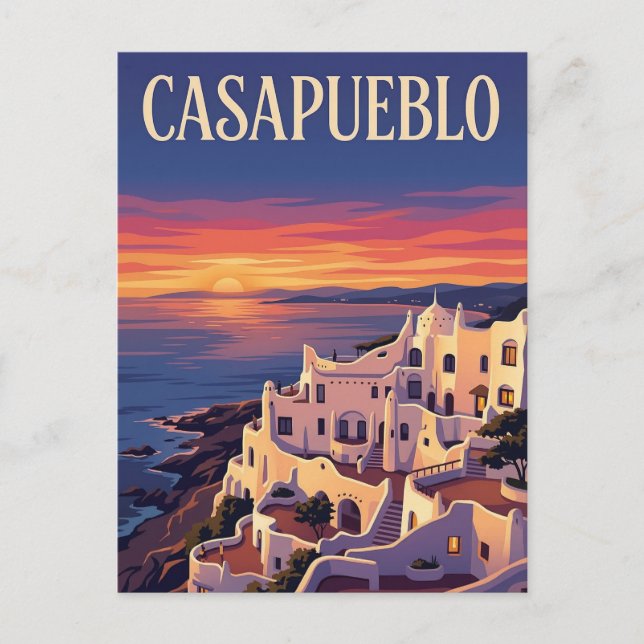 Cartão Postal Casapueblo (Frente)