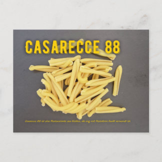 Cartão Postal Casarecce 88 Italienisches Restaurant Rezept zutat