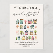 Casas Coloridas Fofas Essa Garota Vende Imóveis 