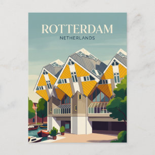 Cartão Postal Casas Cubo Holanda