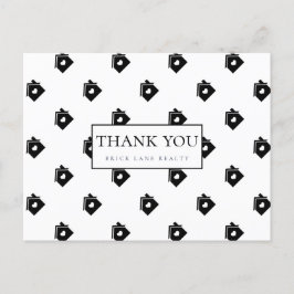 Cartão Postal Casas de Imóveis de Verdade Obrigado