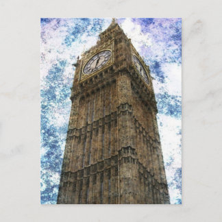 Cartão Postal Casas de Reino Unido do parlamento Londres Big Ben