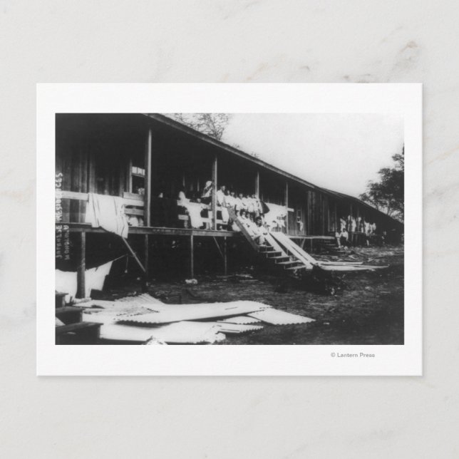 Cartão Postal Casas Japonesas no Havaí - Fotografia (Frente)