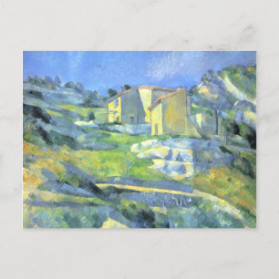 Cartão Postal Casas na Provença Paul Cezanne