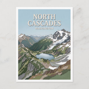 Cartão Postal Cascade Pass Marblemount Washington