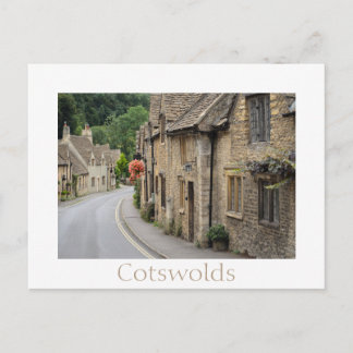 Cartão Postal Cascas de mel em Castle Combe, Reino Unido