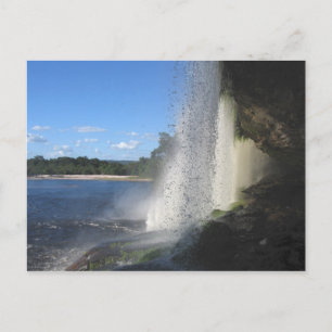 Cartão Postal Cascata 1, Venezuela Paisagem Selvagem, Belas Arte